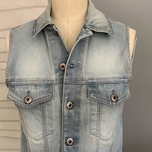Diesel Denim Vest - Picture 2 of 6